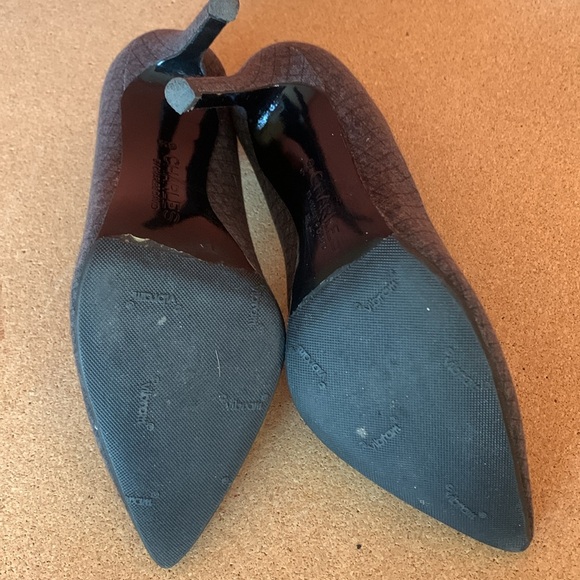 Charles by Charles David Grey Heels Vibram Sole 6 1/2 - Picture 8 of 10